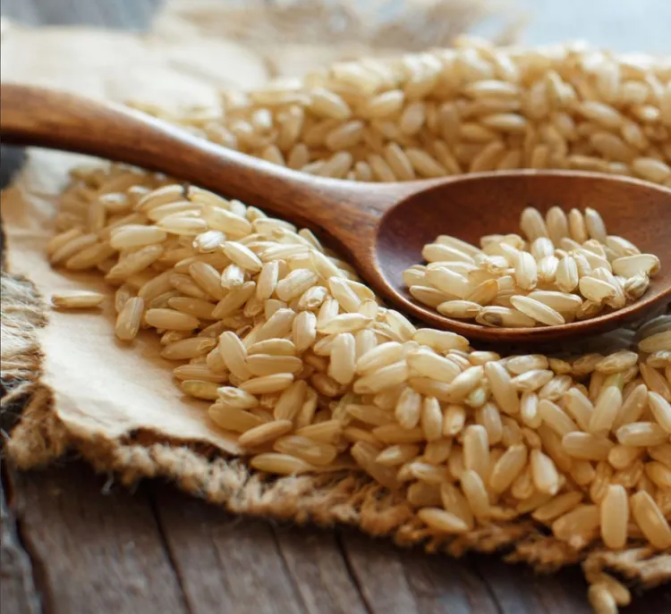 Brown Rice, Wholegrain, Rice - Food Staple, Whole, Spoon