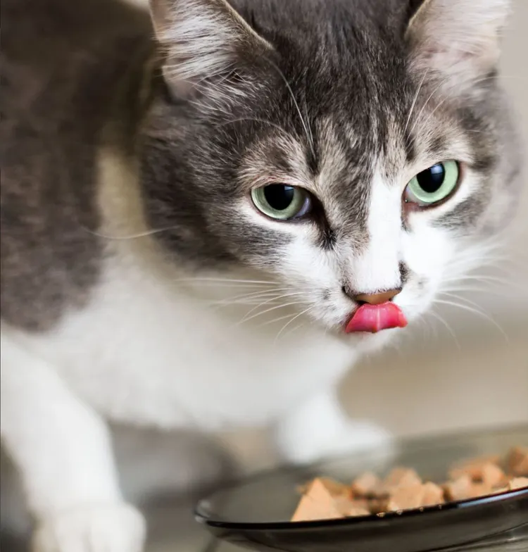 Domestic Cat, Pate, Animal, Bowl, Close-up